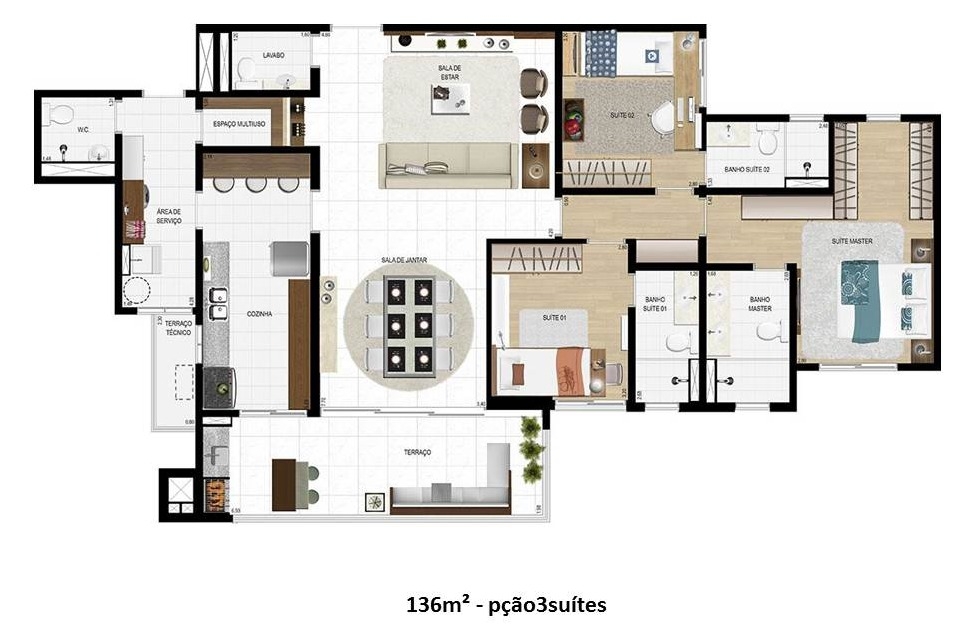 Apartamento, 3 quartos, 224 m² - Foto 43