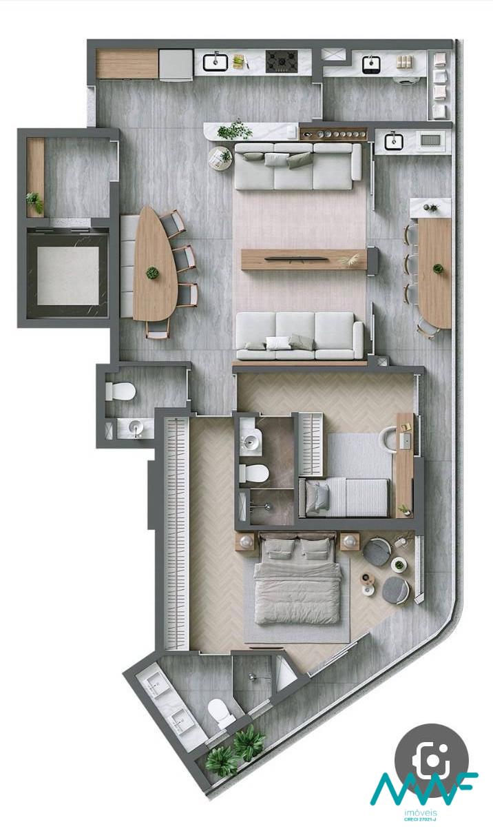 Apartamento, 2 quartos, 110 m² - Foto 8